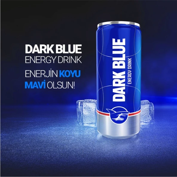 Dark Blue Enerji İçeceği 500 ml (24 adet x 500 ml) - Resim 4