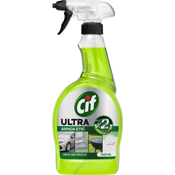 Cif Ultra Anında Etki Kir ve Yağ Çözücü 1025 ml - Resim 3
