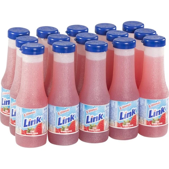 LİNK Link Çilek Aromalı İçecek 200 ml (15'li) ürün görseli