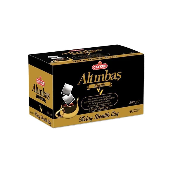 Çaykur Altınbaş Demlik Poşet Çay 200 gr X6 - Resim 2