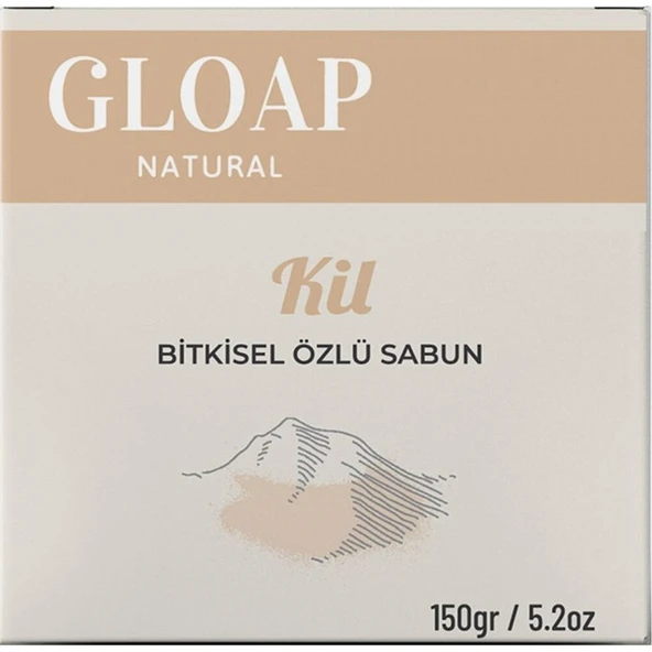 Gloap Natural Kil Sabunu 150 gr ürün görseli