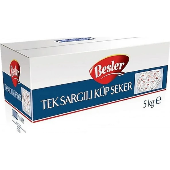 Besler Tek Sargılı Küp Şeker 5 kg ürün görseli