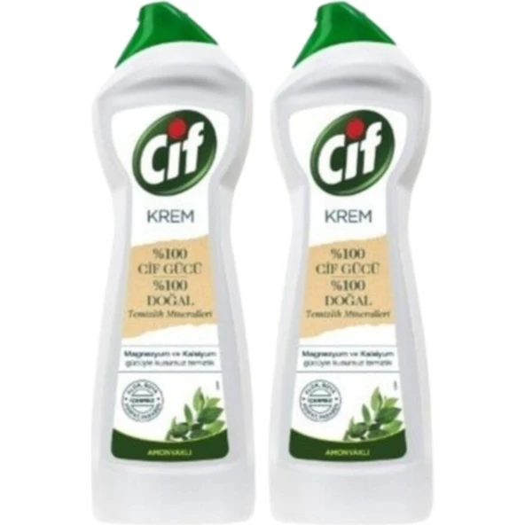 Cif Krem Amonyaklı Yüzey Temizleyici 500 ml 2'li ürün görseli