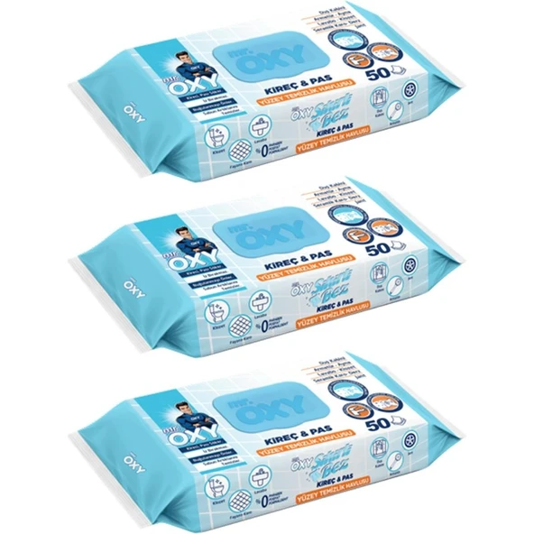 Mr. Oxy Mr.oxy Kireç ve Pas Yüzey Temizlik Havlusu 3 Adet ürün görseli