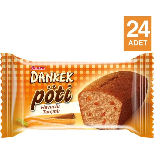 Ülker Dankek Pöti Havuçlu Tarçınlı 35 gr x 24 Adet ürün görseli
