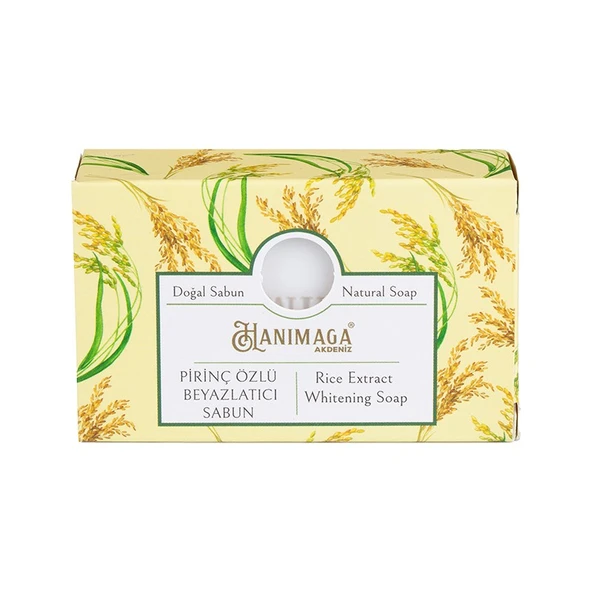 HANIMAGA Akdeniz Pirinç Özlü Beyazlatıcı Sabun 100 gr ürün görseli