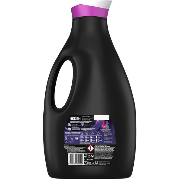 Yumoş Sıvı Deterjan Siyahlar İçin Canlandırıcı Bakım 2520 ml - Resim 9