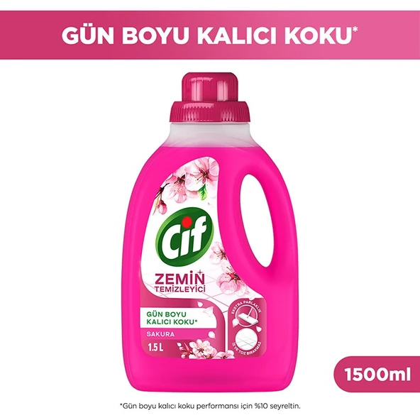 Cif Zemin Temizleyici Sakura 1500 ml ürün görseli