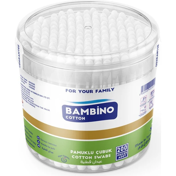 Bambino Kulak Çubuğu 200'lü ürün görseli