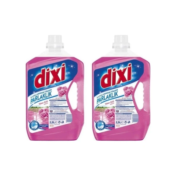 Dixi 2'li Yaban Gülü Kokulu Yüzey Temizleyici 2,5 Lt ürün görseli