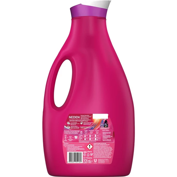 Yumoş Sıvı Deterjan Renkliler İçin Canlandırıcı Bakım 2520 ml - Resim 9