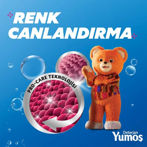 Yumoş Sıvı Deterjan Renkliler İçin Canlandırıcı Bakım 2520 ml - Resim 5