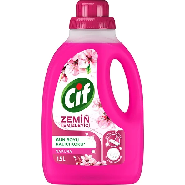 Cif Zemin Temizleyici Sakura 1500 ml - Resim 2