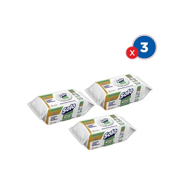 Solo Yüzey Temizlik Havlusu Beyaz Sabun Ferahlığı 100 Yaprakx3'lü ürün görseli