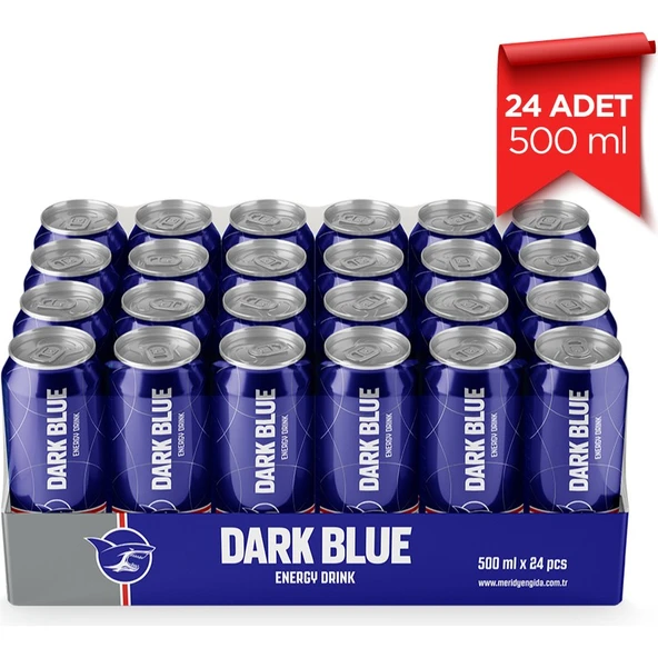 Dark Blue Enerji İçeceği 500 ml (24 adet x 500 ml) - Resim 3