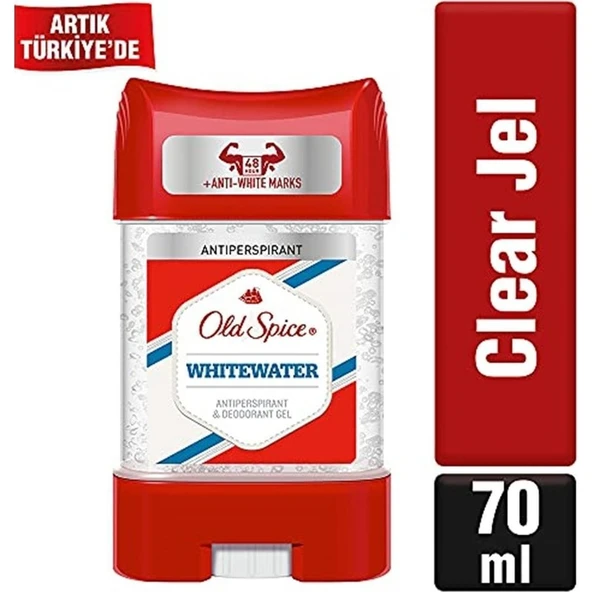 Old Spice Whitewater Erkek Için Terleme Önleyici Jel Deodorant 70 ml - Resim 2