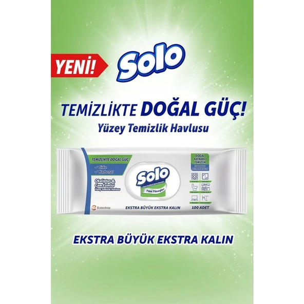 ASF Store Solo Yüzey Temizleyici Havlu Okaliptus Cam Esintisi 100'LÜ 12 Adet - Resim 5
