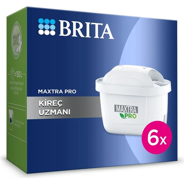 BRITA Maxtra Pro Kreç Uzmanı Su Filtresi 6'lı