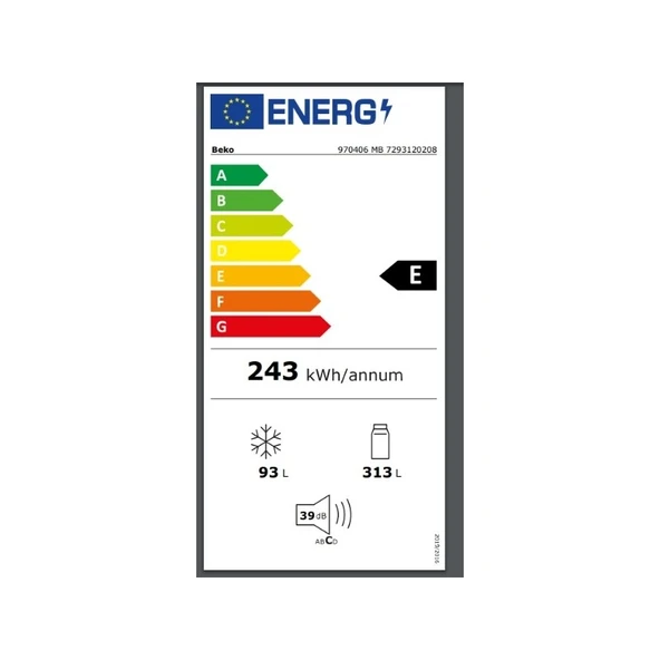 Beko 970406 MB E Enerji Sınıfı 406 L No Frost Buzdolabı - 4