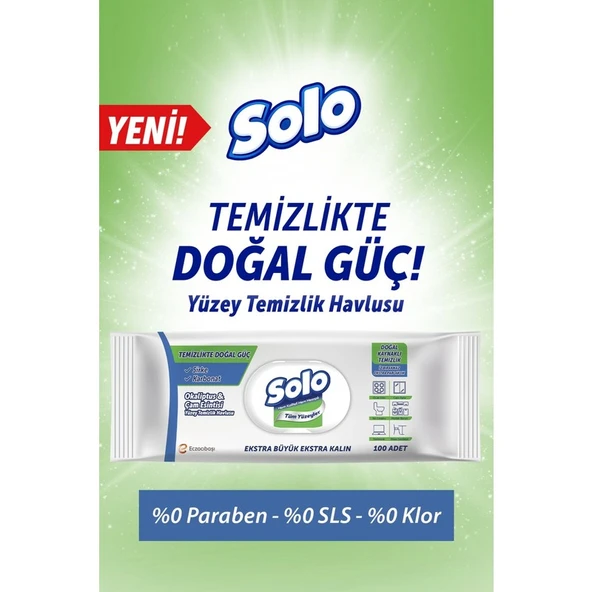 ASF Store Solo Yüzey Temizleyici Havlu Okaliptus Cam Esintisi 100'LÜ 12 Adet - Resim 6