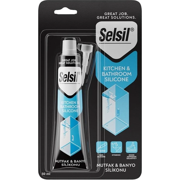 Selsil Mutfak Banyo Duşakabin Silikonu Şeffaf 50 Ml.
