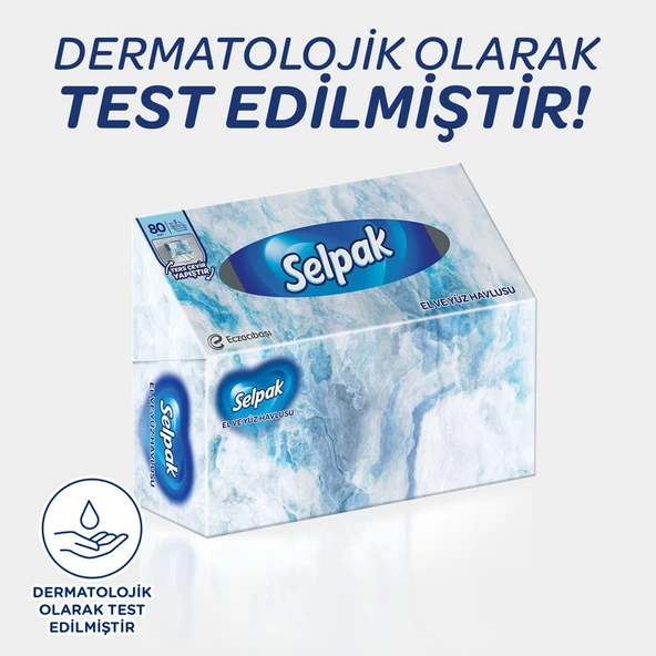 Selpak ® El Ve Yüz Havlusu 80 Yaprak Kutulu - Resim 7