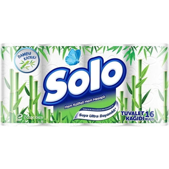 Solo Bambu Katkılı Tuvalet Kağıdı 16'lı ürün görseli