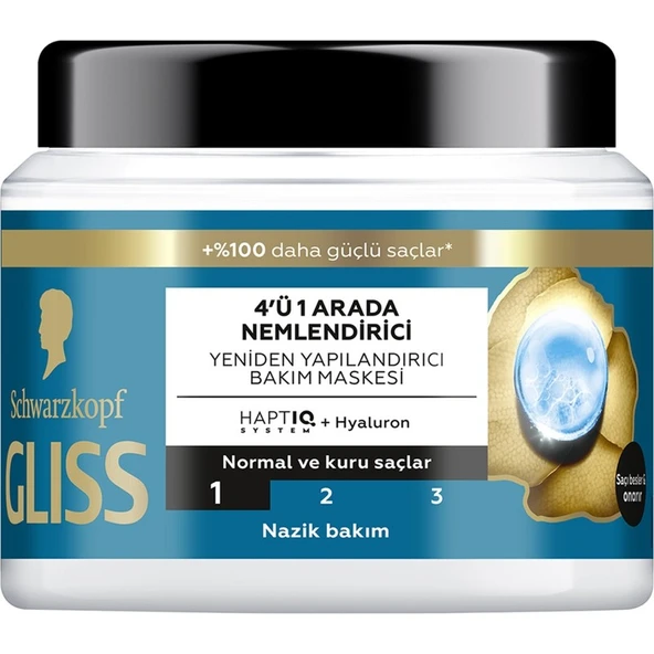 Gliss Aqua Revive Saç Bakım Maskesi 400 ml ürün görseli