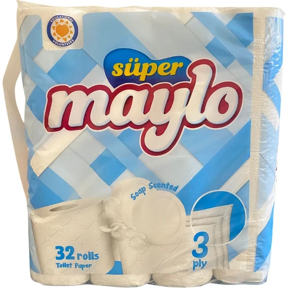 Maylo Süper Maylo Tuvalet Kağıdı 3 Katlı 32'li ürün görseli
