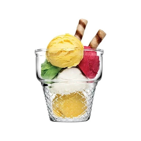 Paşabahçe 410006 Mini Cornet Dondurmalık 3'lü - Resim 3