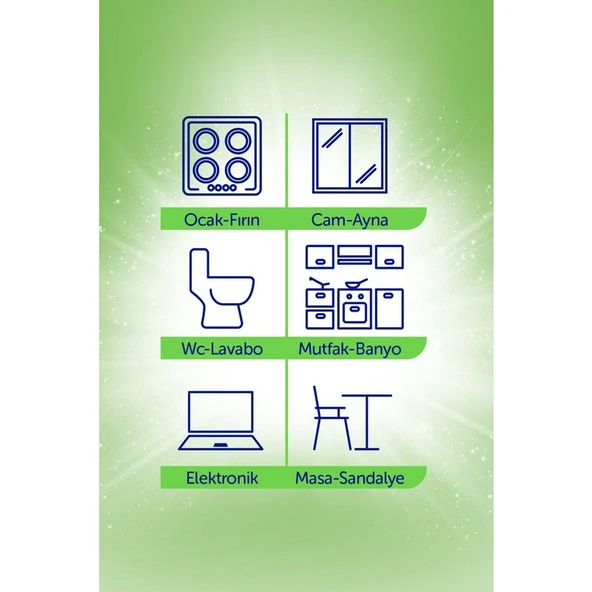 ASF Store Solo Yüzey Temizleyici Havlu Okaliptus Cam Esintisi 100'LÜ 4 Adet - Resim 4