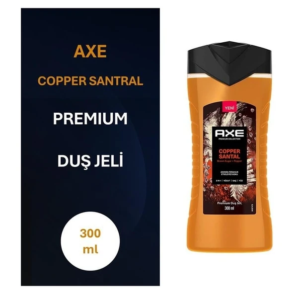Axe Copper Santal Duş Jeli - Resim 4
