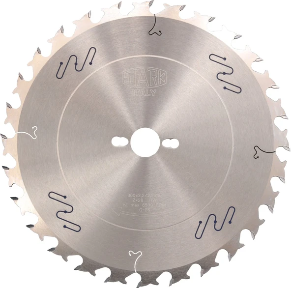 STARK 300X3,2/2,2X30 Z28 ATLAMALI AĞAÇ TESTERESİ - 1