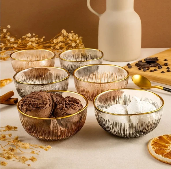 Fecra Mystic 6'lı Kase Seti 10 Cm - 3