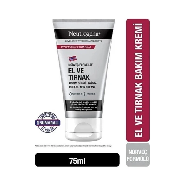 Neutrogena El ve Tırnak Bakım Kremi 75 ml ürün görseli
