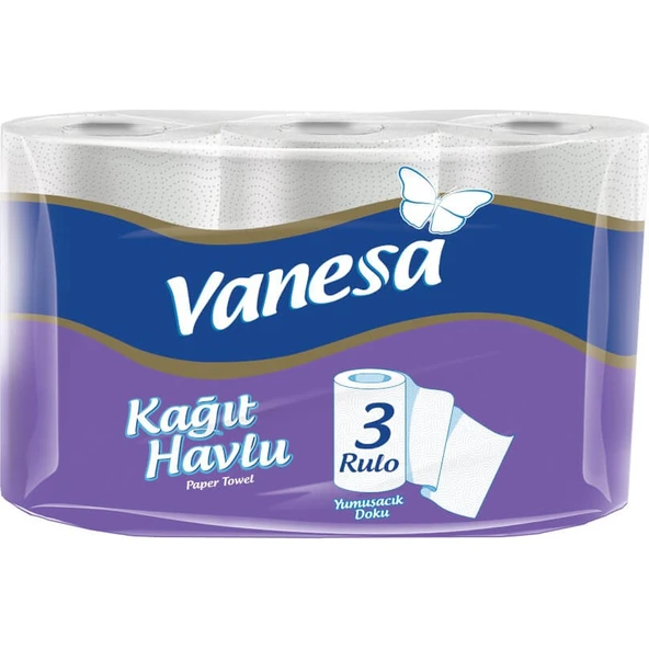 Vanesa Kağıt Havlu 3 lü ürün görseli