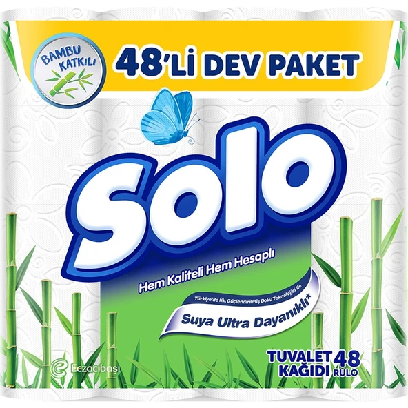 Solo Bambu Katkılı Tuvalet Kağıdı 48'li ürün görseli