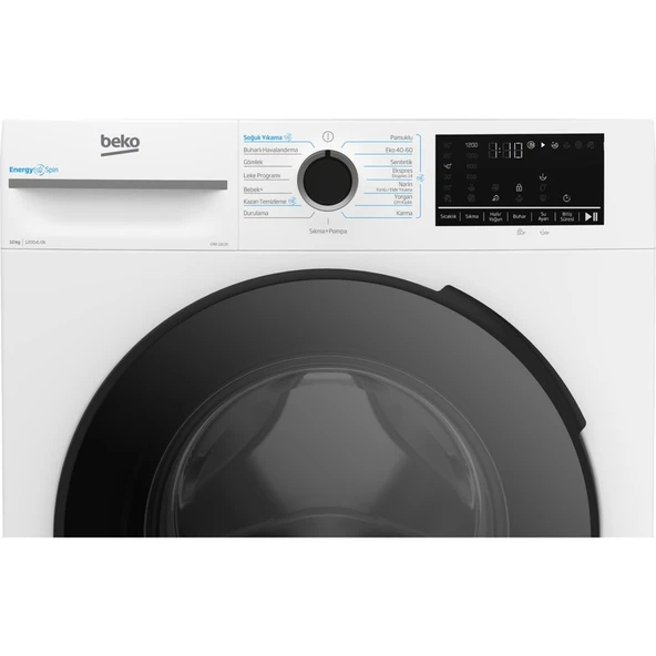Beko CMX 10120 1200 Devir 10 KG Çamaşır Makinesi - 5