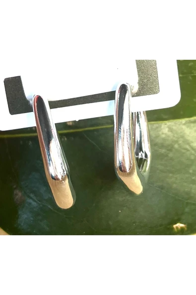 Monalisa Home Gümüş Renk Lüks Gösterişli Küpe ürün görseli 1