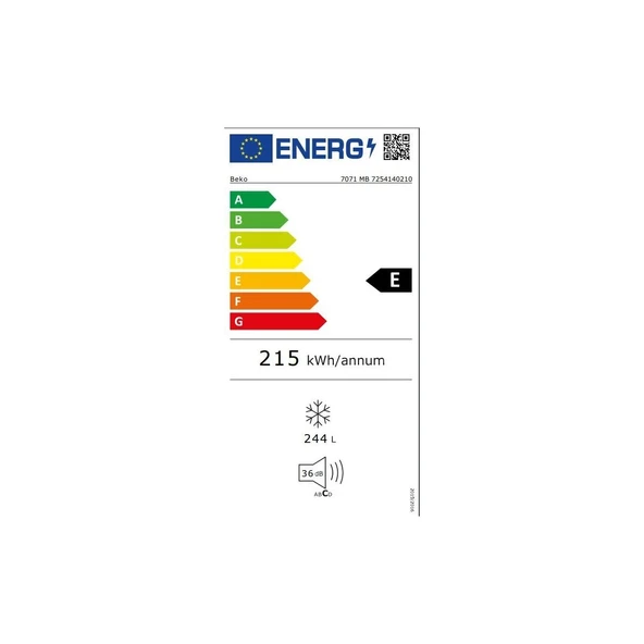 Beko 7052 Nfb E Enerji Sınıfı 177 lt No Frost Çekmeceli Derin Dondurucu - Resim 7