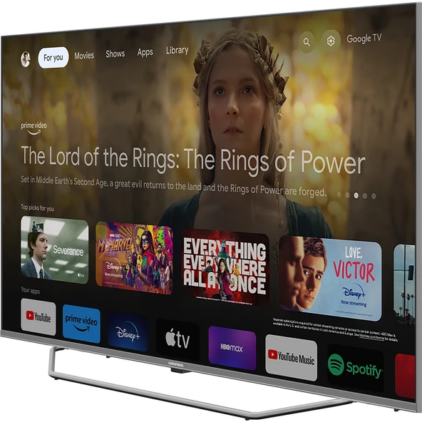 Rio 65 GHU 8900S 65" 165 Ekran Uydu Alıcılı 4K Ultra HD Google Smart LED TV - Resim 2