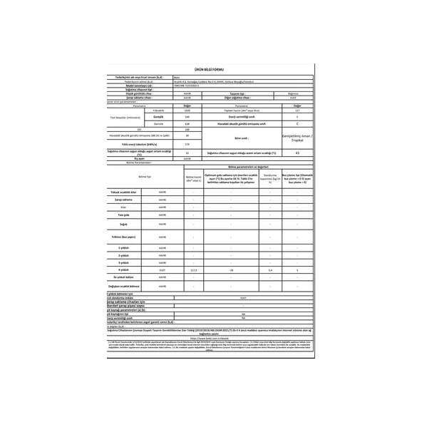 Beko 7052 Nfb E Enerji Sınıfı 177 lt No Frost Çekmeceli Derin Dondurucu - Resim 4