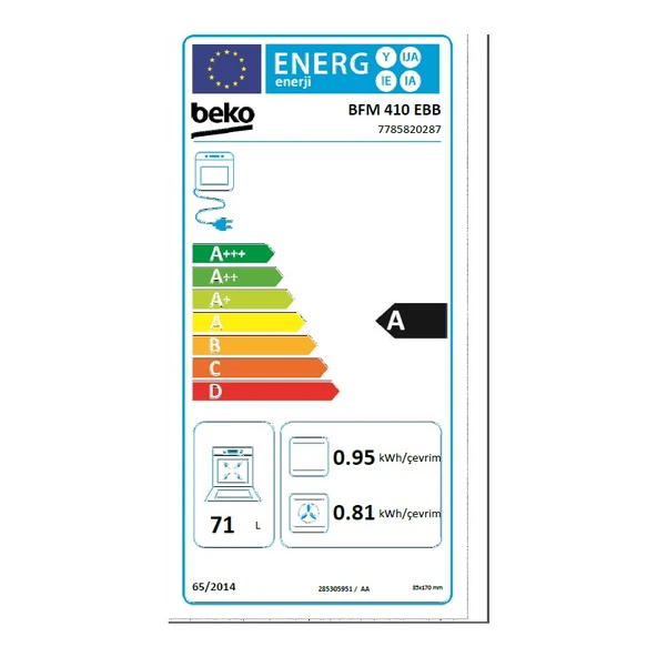 Beko Bfm 410 Ebb Ocaklı Elektro Turbobuhar Destekli Fırın - 5