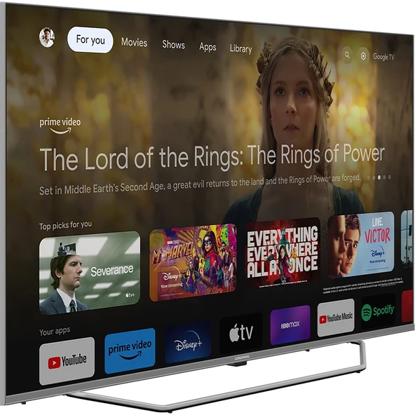 Grundig Rio 65 GHU 8900S 65" 165 Ekran Uydu Alıcılı 4K Ultra HD Google Smart LED TV - 3