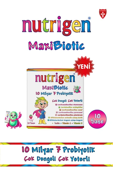 Nutrigen Maxibiotic 10 Milyar 7 Probiyotik 10 Saşe