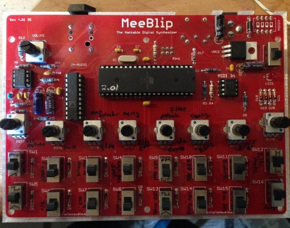 Meeblip Se Rev1.31 Synthesizer İçin Durum Plastik Aparat - 5