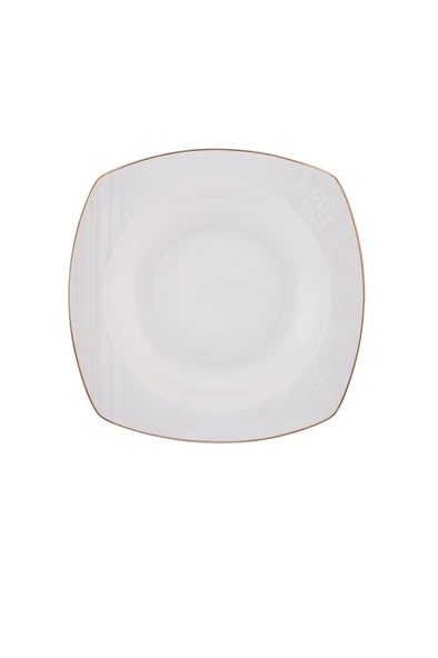 Bone Yeni Nilüfer 60 Parça 12 Kişilik Yemek Takımı Yarım Kare - 2