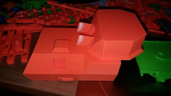 Proje İkinci Dünya Savaşı Rus Zırhlı Tren Ob - 3 Bölüm I Ölçek 1: 32 Plastik Aparat - 4