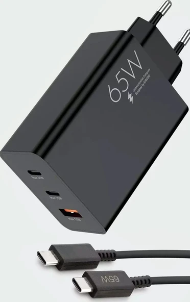 Xiaomi Redmi 8 8A 9 K20 K30 Pro Şarj Aleti 3in1 65w Type-C Hızlı SET SZ-SG88 ürün görseli 1