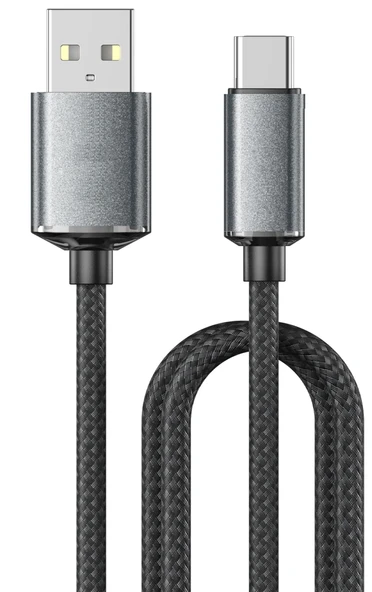 Xiaomi Mi Note 10 2 3 Lite Pro Şarj Kablosu 2 Metre Type-C 3A NF-EC200c ürün görseli 1